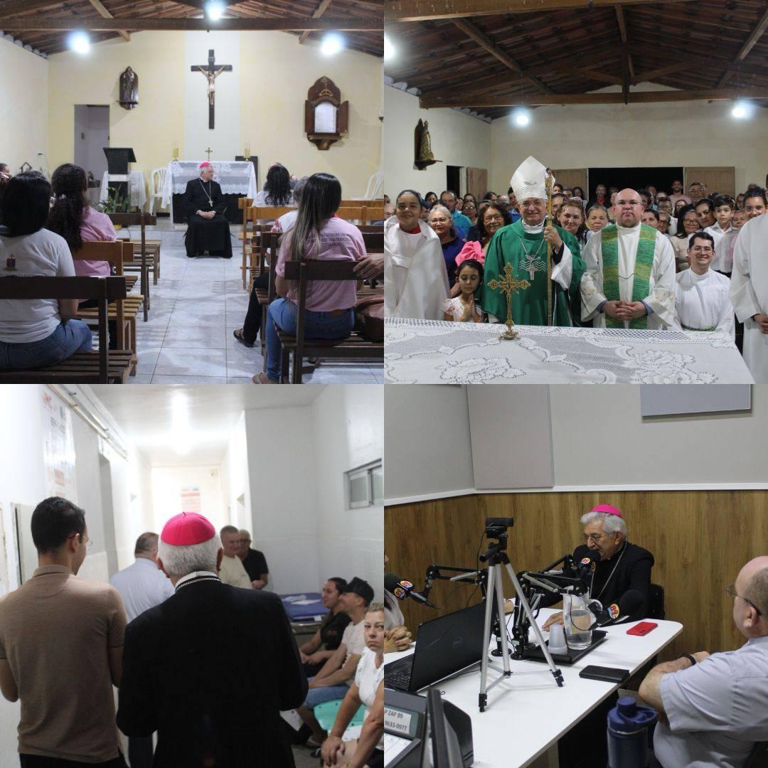 Dom Dulcênio Chega ao seu Terceiro dia de Visita P