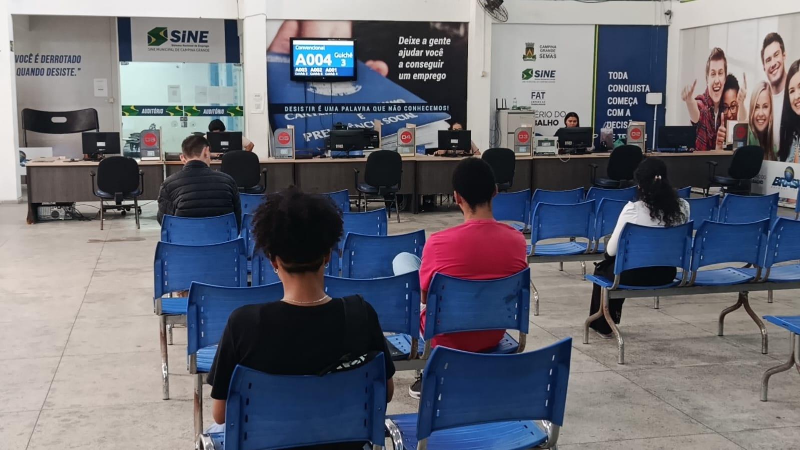 Campina Grande oferece 894 vagas de emprego, conforme sistema de cadastro do Sine Municipal
